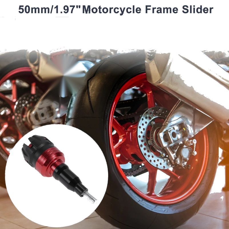 Motorcycle 12mm Aluminum Alloy Plastic Motorcycle Slider Frame