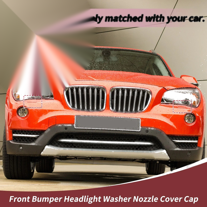 BMW X1 2x Front Left & Right Washer Nozzle Cover Caps (2013-2015)