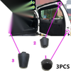 Toyota Prado 3 x Rear Trunk Tailgate Rubber Stopper Cushion (2002–2009)