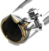 Cafe Racer Chopper Chrome Motorcycle Tapered Exhaust Pipe Muffler Slip-On