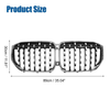 BMW X5 Silver Tone Front Hood Bumper Grille Grill