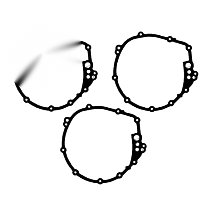 Yamaha R-6 3 x Clutch Side Cover Gasket