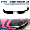 VW Golf 8 MK8 GTI Rline Front Spoiler Lip Splitter Kit (2020-2023)