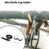 Water Bottle Cup Drink Holder Universal Black Aluminum Alloy