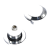 Harley Sportster S Chrome Front Axle Nut Bolt Covers (2021-2024)