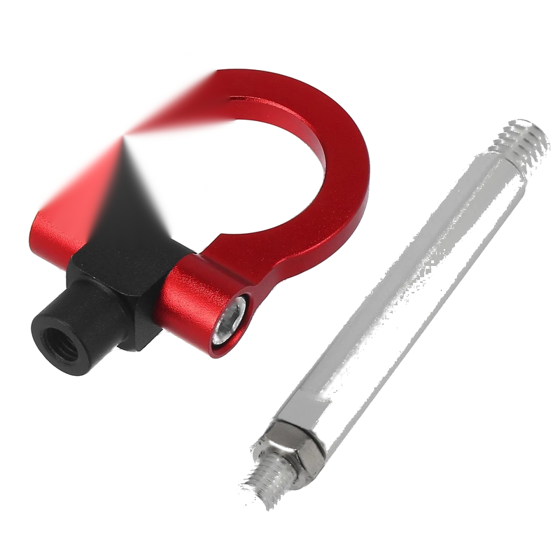 Lexus IS250 Red Aluminum Alloy Round Front Rear Bumper Tow Hook Screw