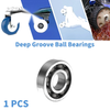 Deep Groove Ball Bearings 28x68x18mm 1 Pcs Silver Tone