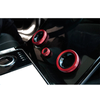 Velar Range Rover Sport Silver Volume Air Condition Buttons Cover Ring Trim