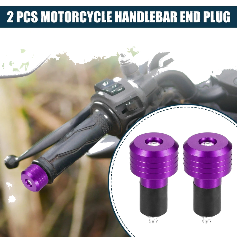 Motorcycle End Plug / 2 Pcs 18-20mm 30mm OD / Handlebar