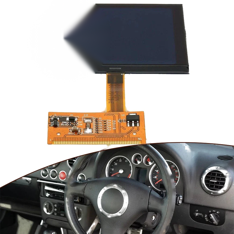A3 / S3 8L Series LCD Repair Cluster Display Screen (1996–2003)