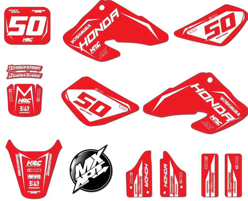 Honda XR 50 Shogun Style Sticker Kit Decals