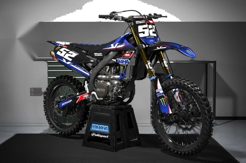 Yamaha YZF 250 (2010-2013) FURY STYLE Stickers Custom Graphics Full Kit