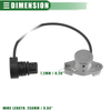 Chevrolet Black Silver Tone Oil Level Sensor