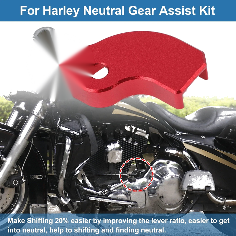 Harley-Davidson Touring Softail Neutral Gear Shift Assist Red (2018–2025)