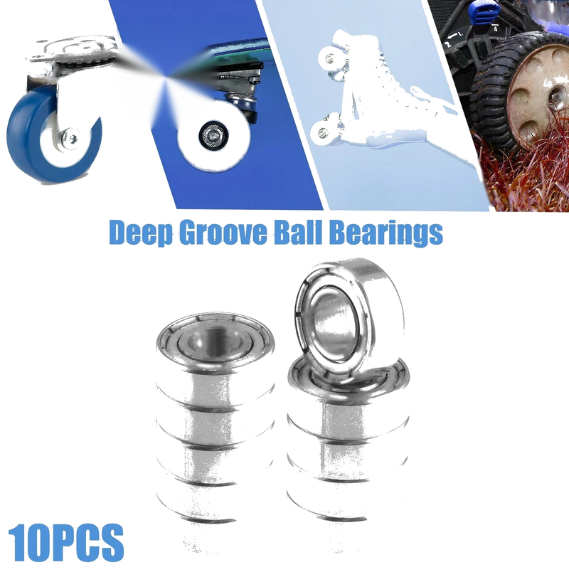 Car 10x 5x11x4mm Double Metal Shield Deep Groove Ball Bearing