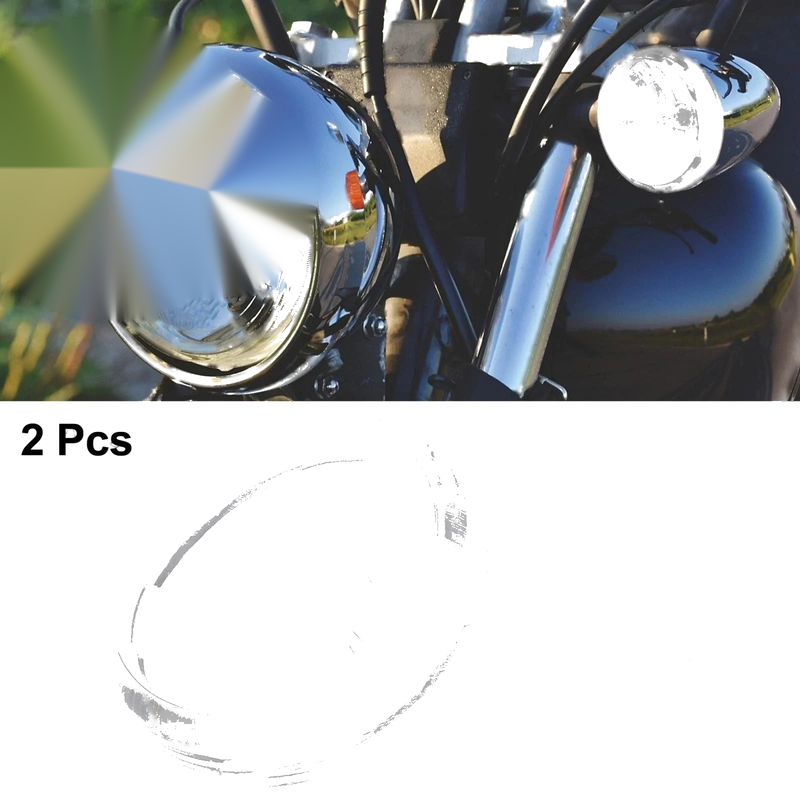 Harley-Davidson XL883 2pcs Plastic Motorcycle Clear Turn Signal Light Cover