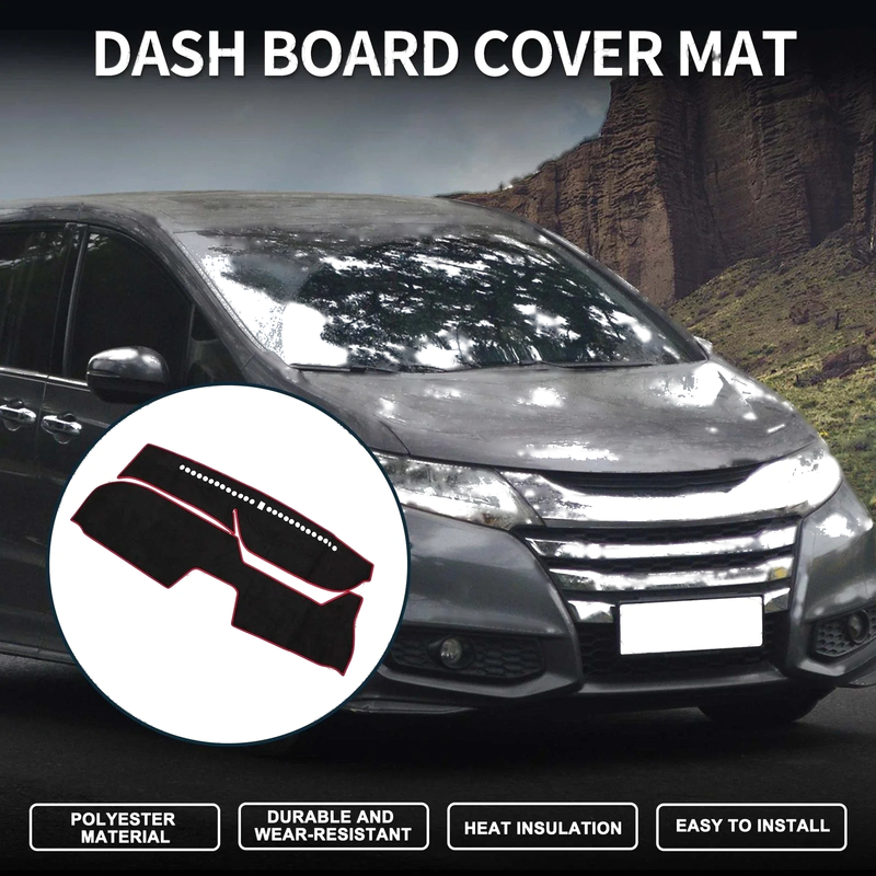 Honda Freed GB5 / 6 / 7 / 8 (2016-2024) Black Red Dashboard Cover Mat