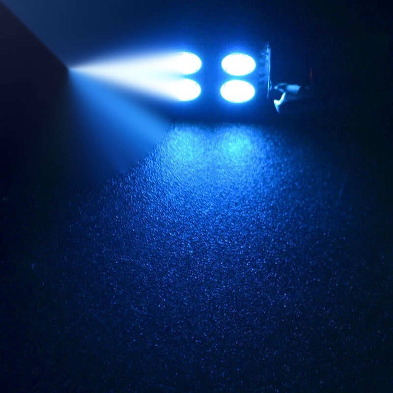 Car Interior - 50pcs () 31mm 4-SMD 5050 LED Light Bulbs