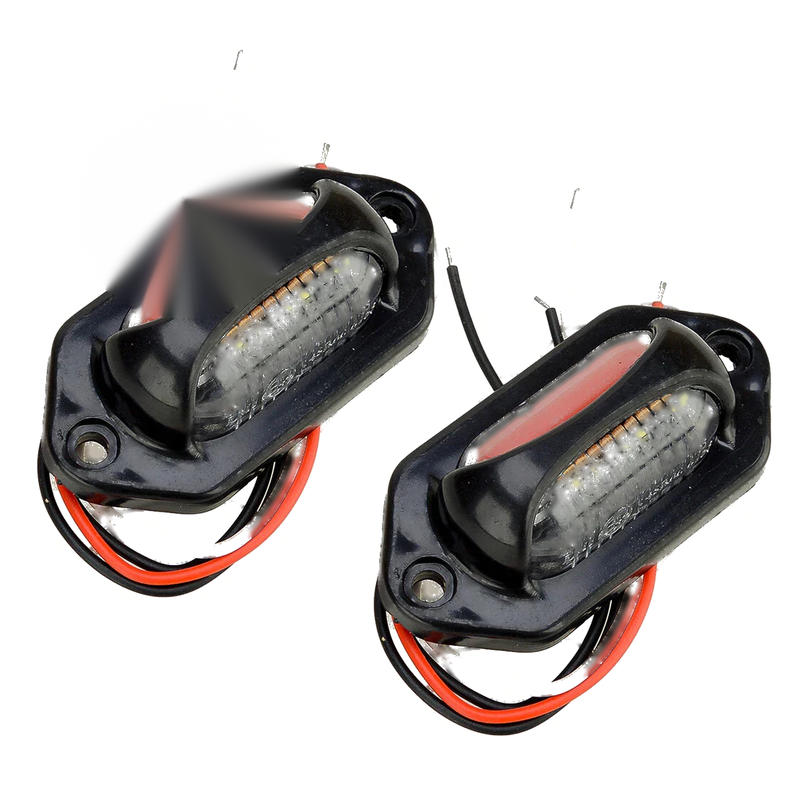 Truck SUV Trailer Van Universal LED License Plate Lights