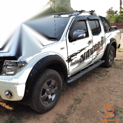 Nissan Navara D40 Widebody 4-Door Dual Cab Black Fender Flare Arch