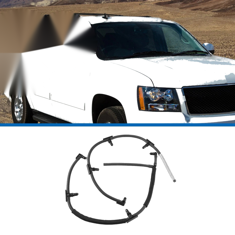 Chevrolet Silverado Black 1 x Fuel Injector Return Line Left Right