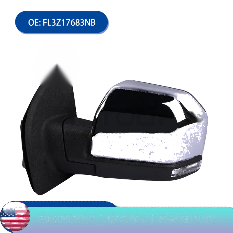 Ford F-150 Power Mirror Chrome (2015–2018)