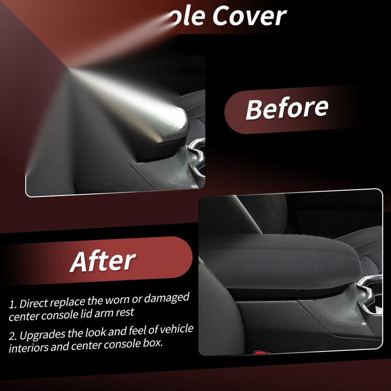 Toyota Rav4 (2019-2024) PU Leather Console Armrest Lid