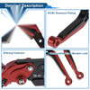 Suzuki GSXR150 (2017-2020) Red Black Adjustable Brake Clutch Levers