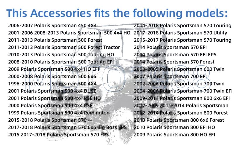 Polaris Sportsman 2000-2023 Ball Joints (7061158/7061130/7061153/7080364)