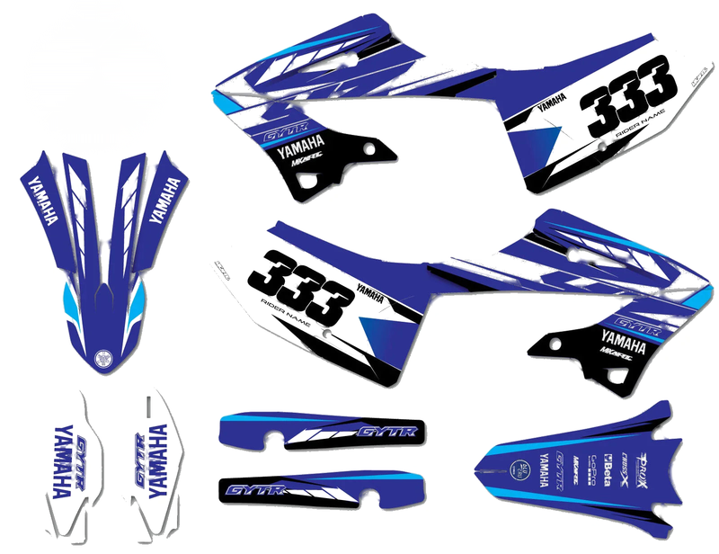 Yamaha YZ250 2022 - TORNADO STYLE Stickers Custom Graphics