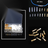 Autos Brass Bullet Connectors M&F Wire Terminal 400 3.9mm Set