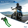 Kawasaki ZX6R ZX-6R 636 Green Adjustable Short Brake Clutch Levers