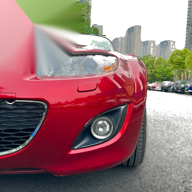 Mazda MX-5 NC Miata 1 Pair Tape-On Headlight Eye Lids Covers (2009–2015)