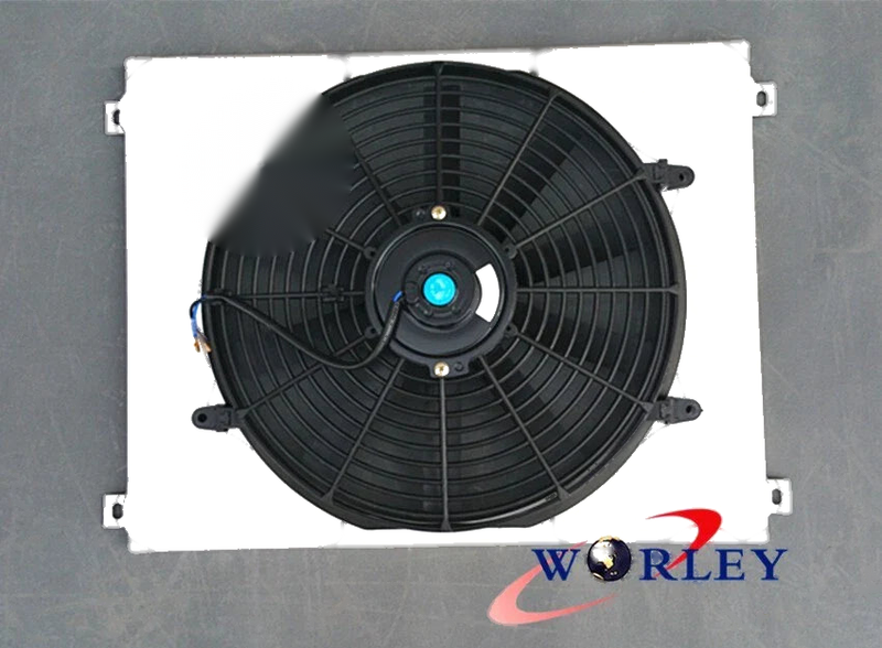 Ford Capri MK1 MK2 MK3 Kent Essex Escort Aluminum Shroud + Fan (1969-1986)