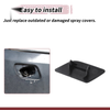 BMW X1 Silver Tone Front Left Right Washer Nozzle Cover Cap