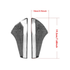 Harley Davidson Softail 2 x Black White Front Floorboards Foot Pegs (2018-2025)
