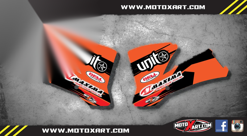 KTM 85 DIGGER Style Radiator Graphics (2003-2005)