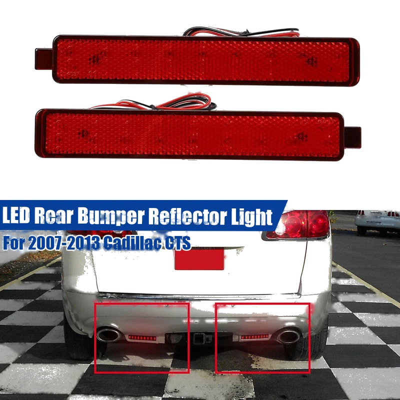 Chevrolet CTS CTS-V Bumper Reflector Brake Lamp (2003–2019)