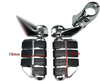 Harley Chrome Motorcycle Foot Pegs (Fits 1.25" Bars)