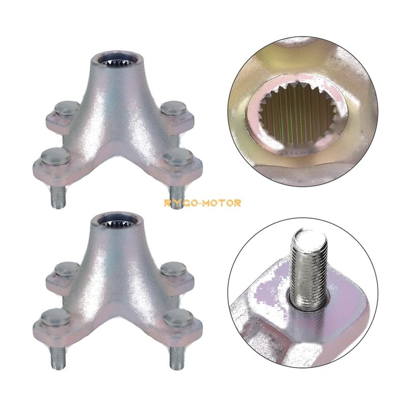 Honda TRX 450R / 450ER 2 x Rear Wheel Axle & Hubs (2004–2014)
