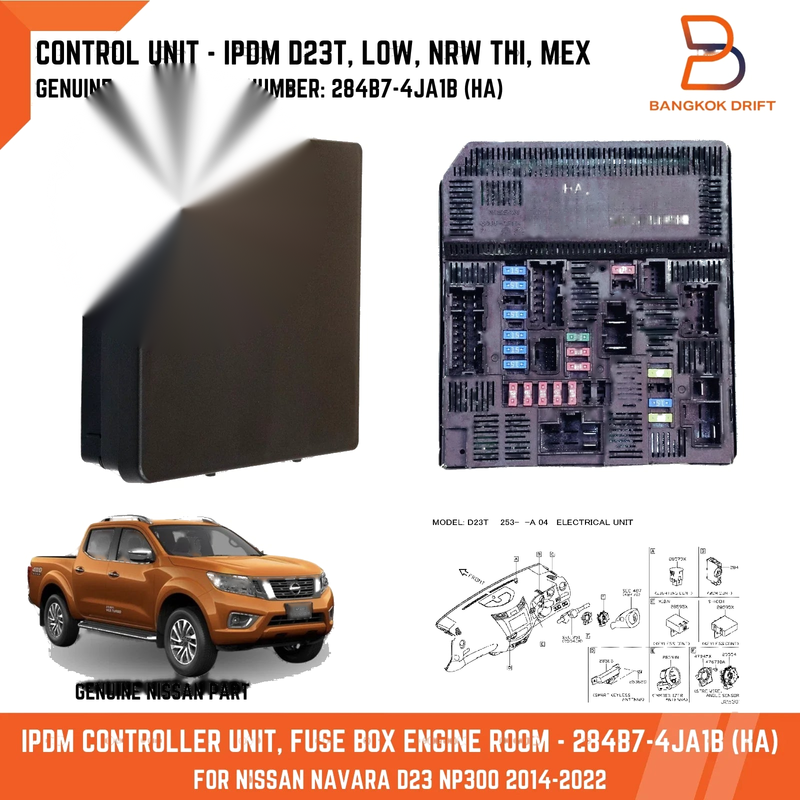 Nissan Navara D23 NP300 IPDM Module Controller Unit (2015-2019)