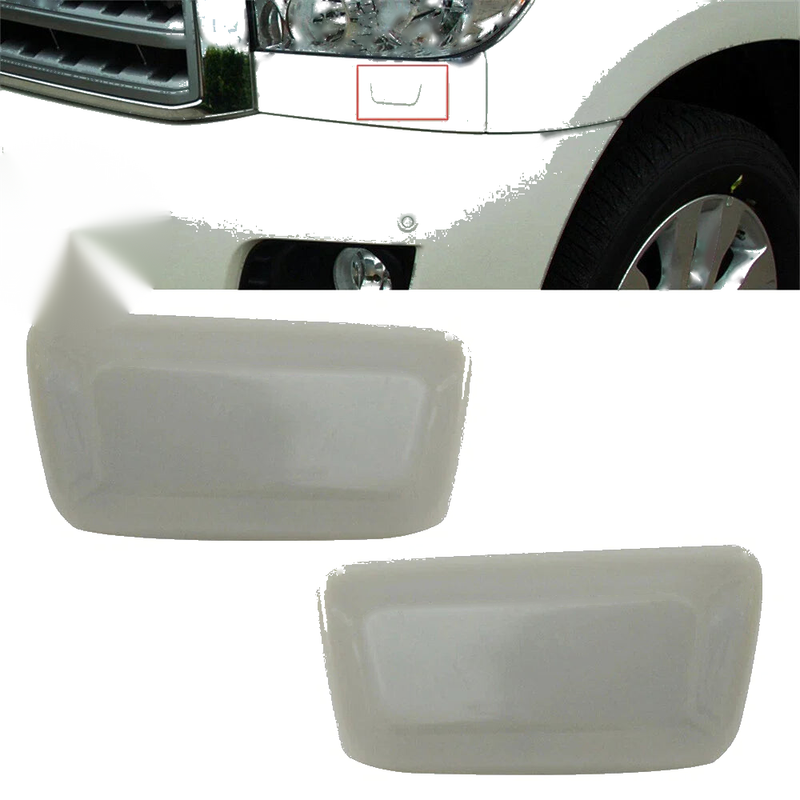 Toyota Sequoia Headlight Washer Nozzle Covers  Grey (2008-2020)