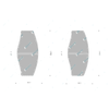 Hilux GGN25 KUN25 KUN26 TGN26 HD Front Disc Brake Pads Set (2005-2016)