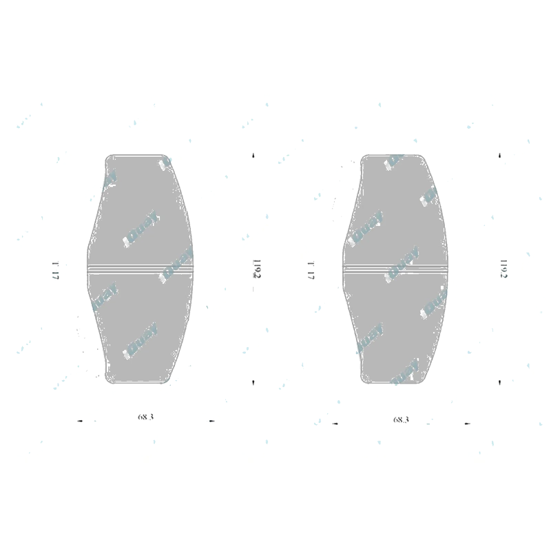 Hilux GGN25 KUN25 KUN26 TGN26 HD Front Disc Brake Pads Set (2005-2016)