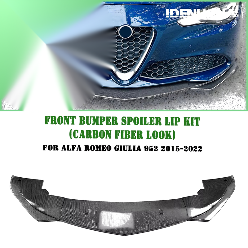Alfa Romeo Giulia Front Bumper Spoiler Lip (2015-2024)
