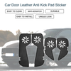Porsche Macan (2016-2024) Black Set Car Door Leather Anti Kick Pad Sticker
