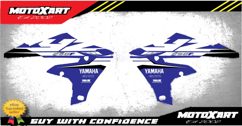 Yamaha YZF 250 Radiator Stickers (2019-2021)