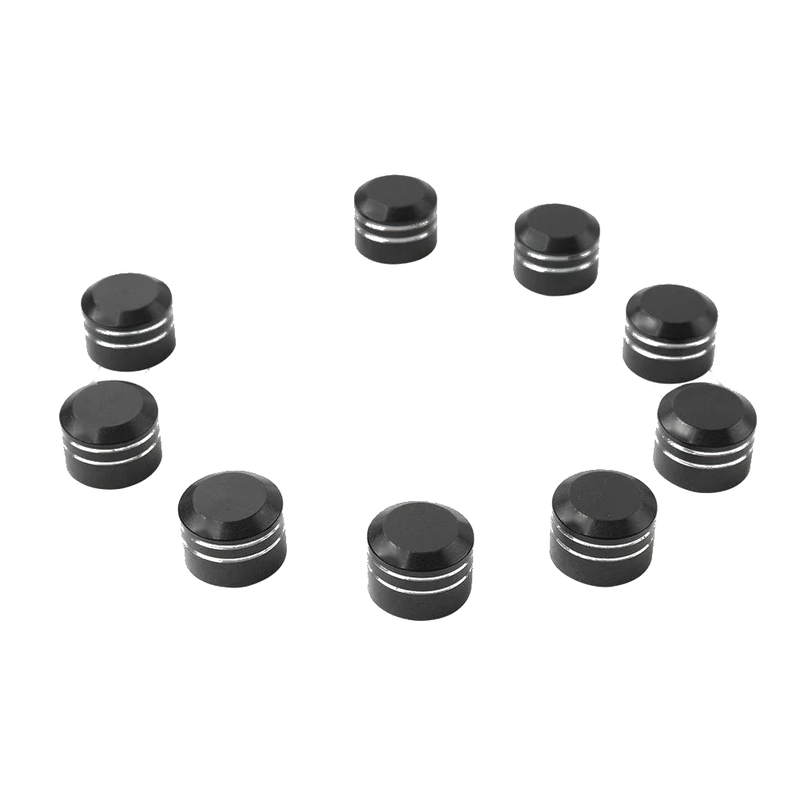 Harley Electra Glide, Road King 9mm-12mm Engine Screw Bolt Cover Caps (2009-2023)