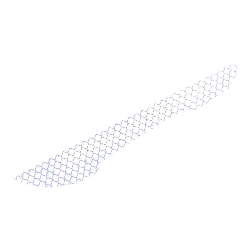 Car Reflective Blue Carbon Fiber Style Side Mirror Warning Trim