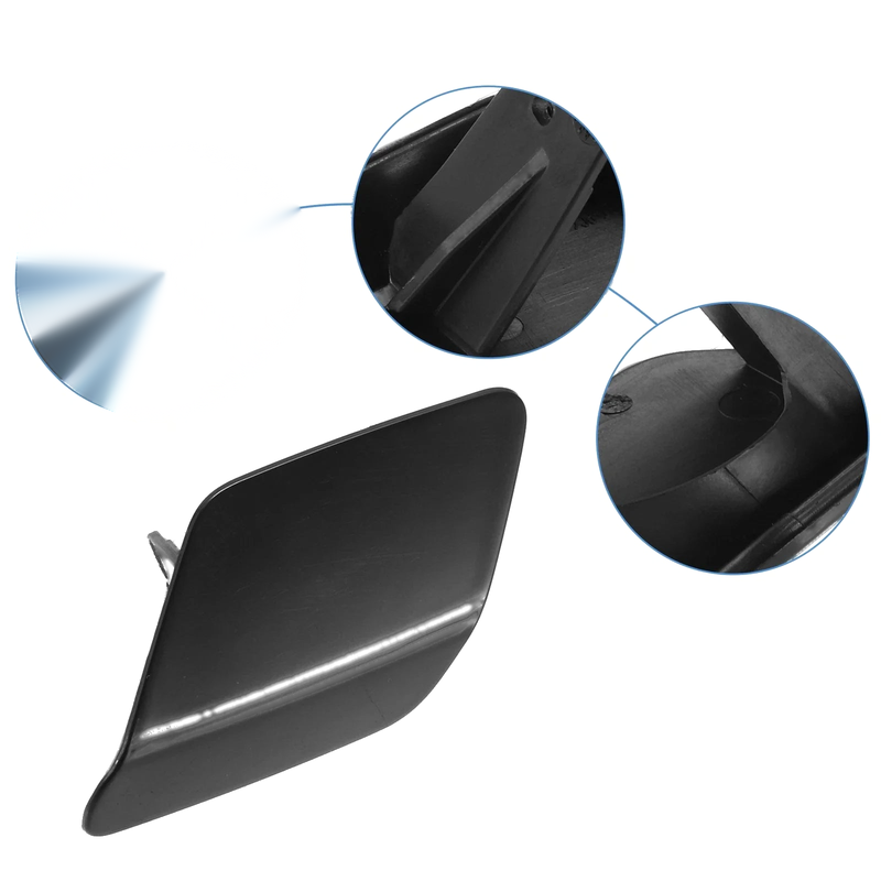 BMW M3 Front Left Headlight Washer Nozzle Cover Cap Black (2015-2018)